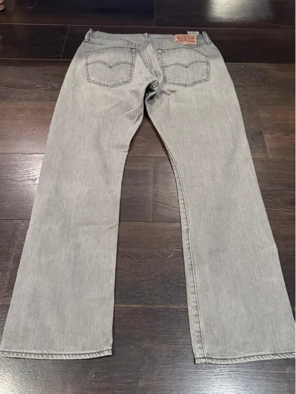 Levi's 501 Original Fit Jeans - W33 L30 Grey Wash Z008